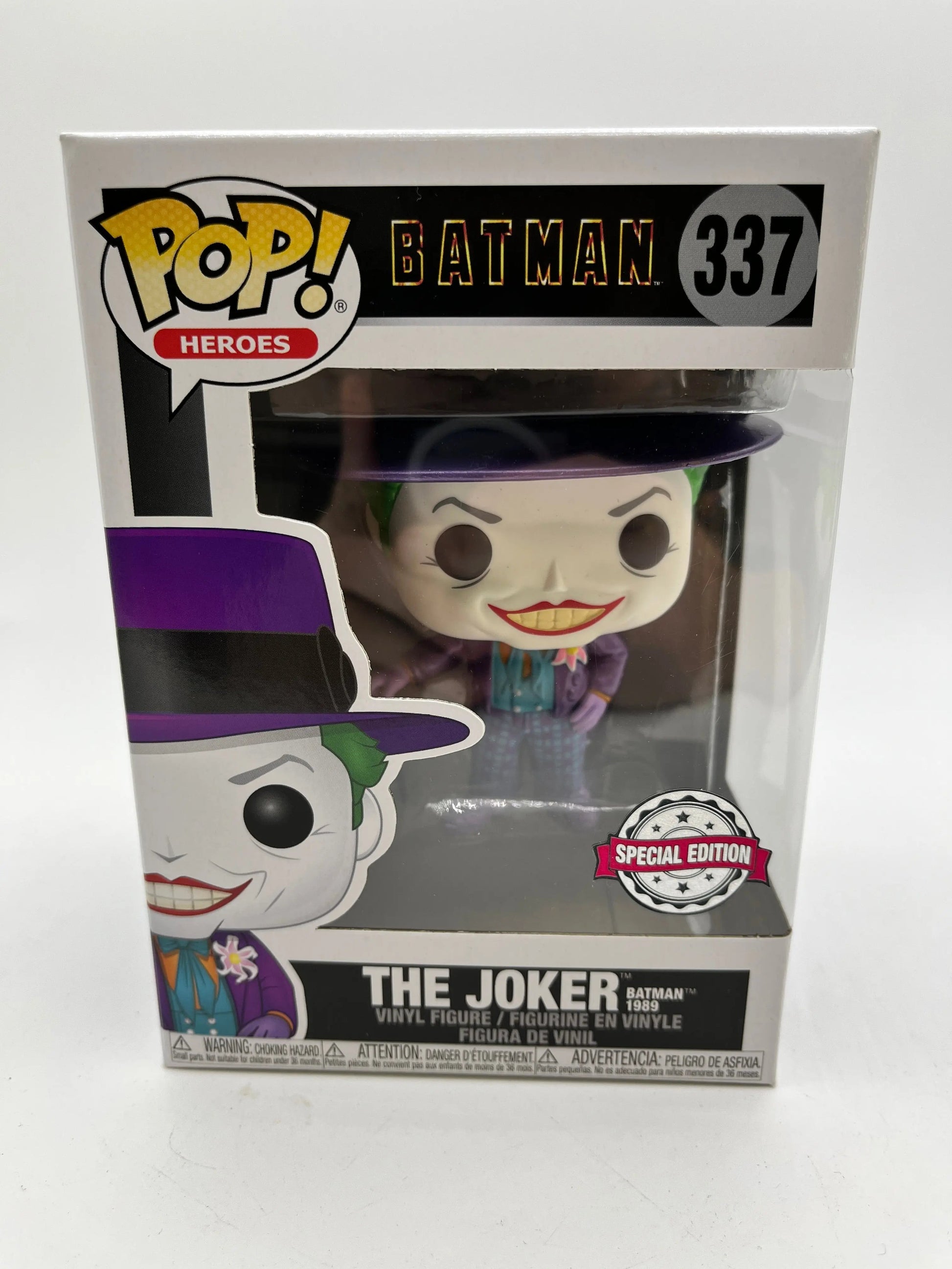 Funko POP! Heroes Batman The Joker 1989 #337 FRENLY BRICKS - Open 7 Days