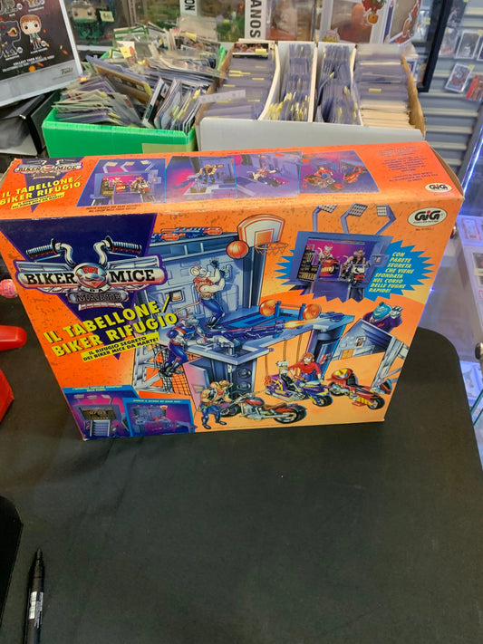 Biker Mice From Mars 1993 Scoreboard Hideout Playset & Figures Galoob Vintage SEALED FRENLY BRICKS - Open 7 Days