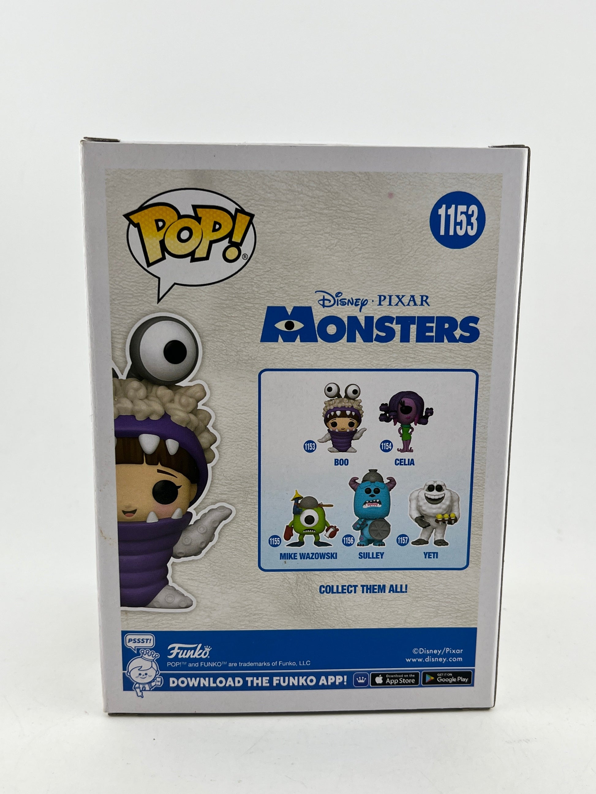 Funko POP! Disney Pixar Monsters - Boo #1153 - Vinyl Collectable FRENLY BRICKS - Open 7 Days
