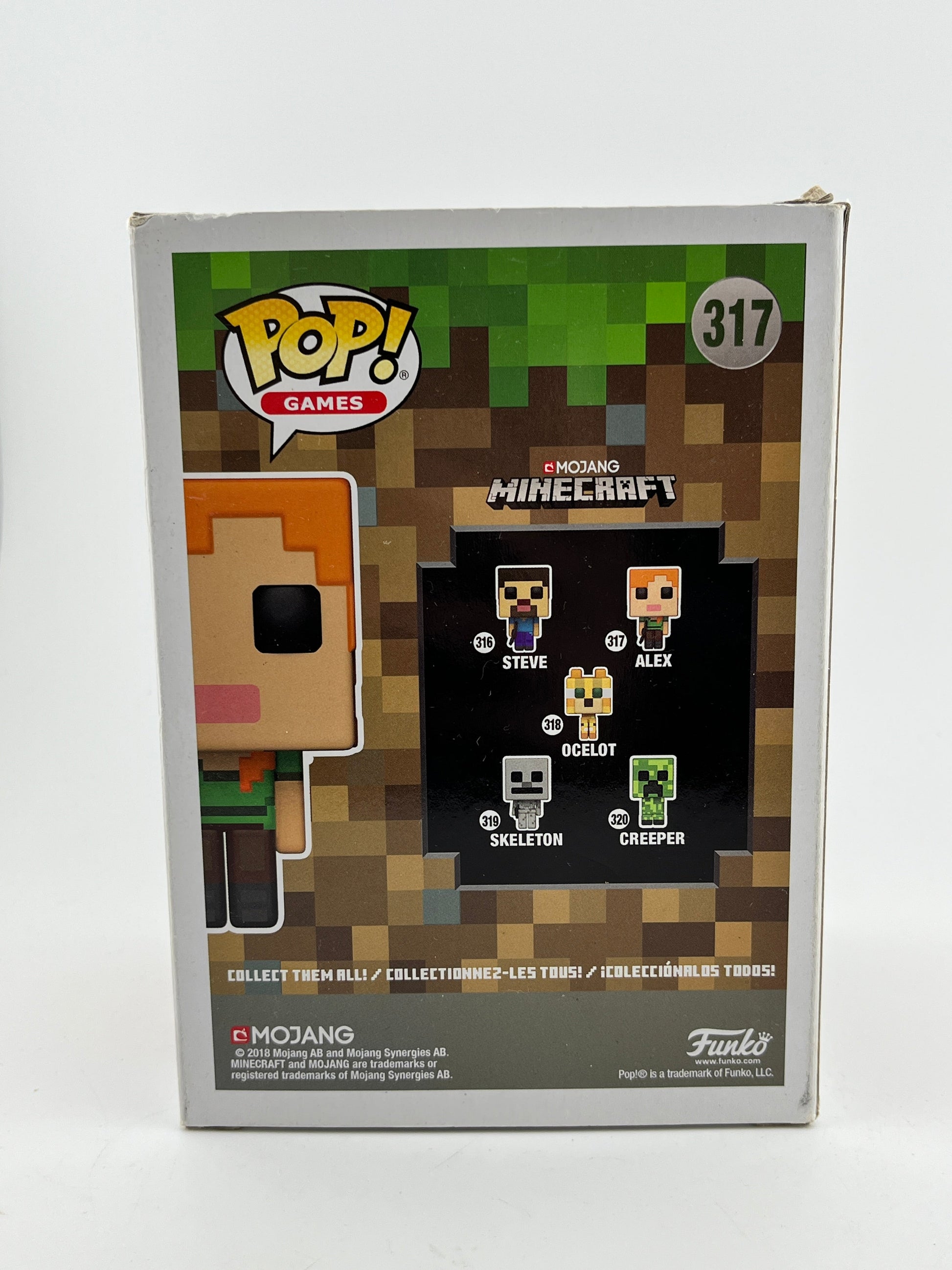 Funko POP! Games Mojang Minecraft- Alex #317 - Vinyl Collectable FRENLY BRICKS - Open 7 Days