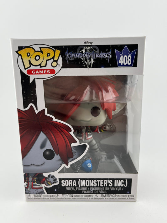 Funko POP! Games Disney Kingdom Hearts - Sora (Monster’s Inc.) #408 - Vinyl Collectable FRENLY BRICKS - Open 7 Days