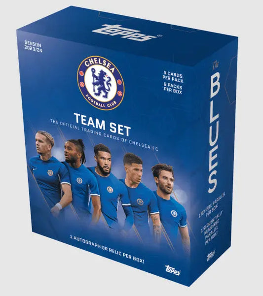 2023-24 TOPPS CHELSEA SOCCER TEAM SET BOX FRENLY BRICKS - Open 7 Days