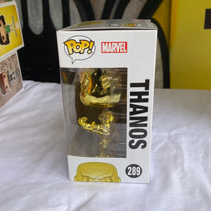 Funko POP! Thanos #289 GOLD CHROMER FRENLY BRICKS - Open 7 Days