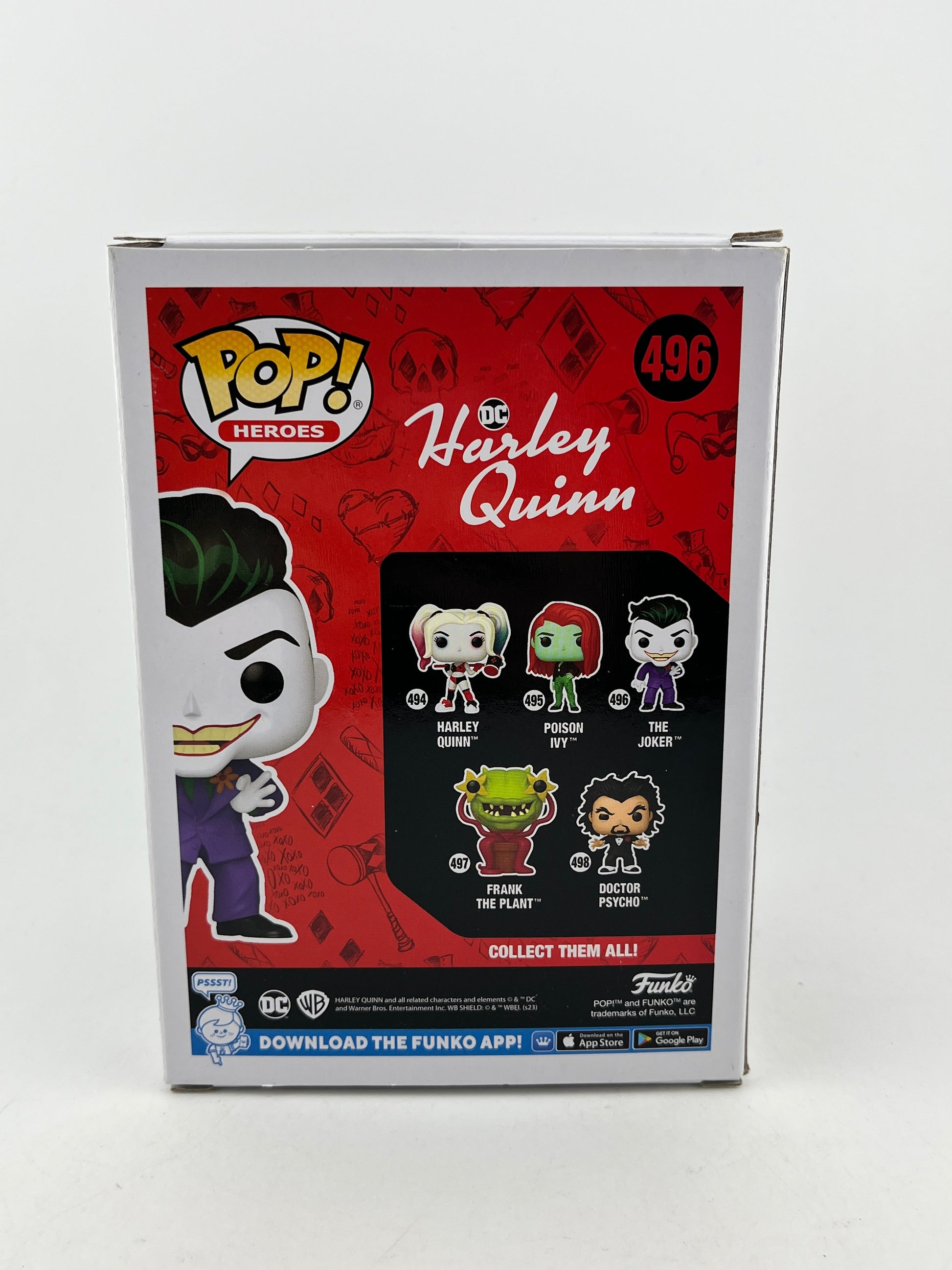 Funko POP! DC Harley Quinn - I he Joker #496 - Vinyl Collectable FRENLY BRICKS - Open 7 Days
