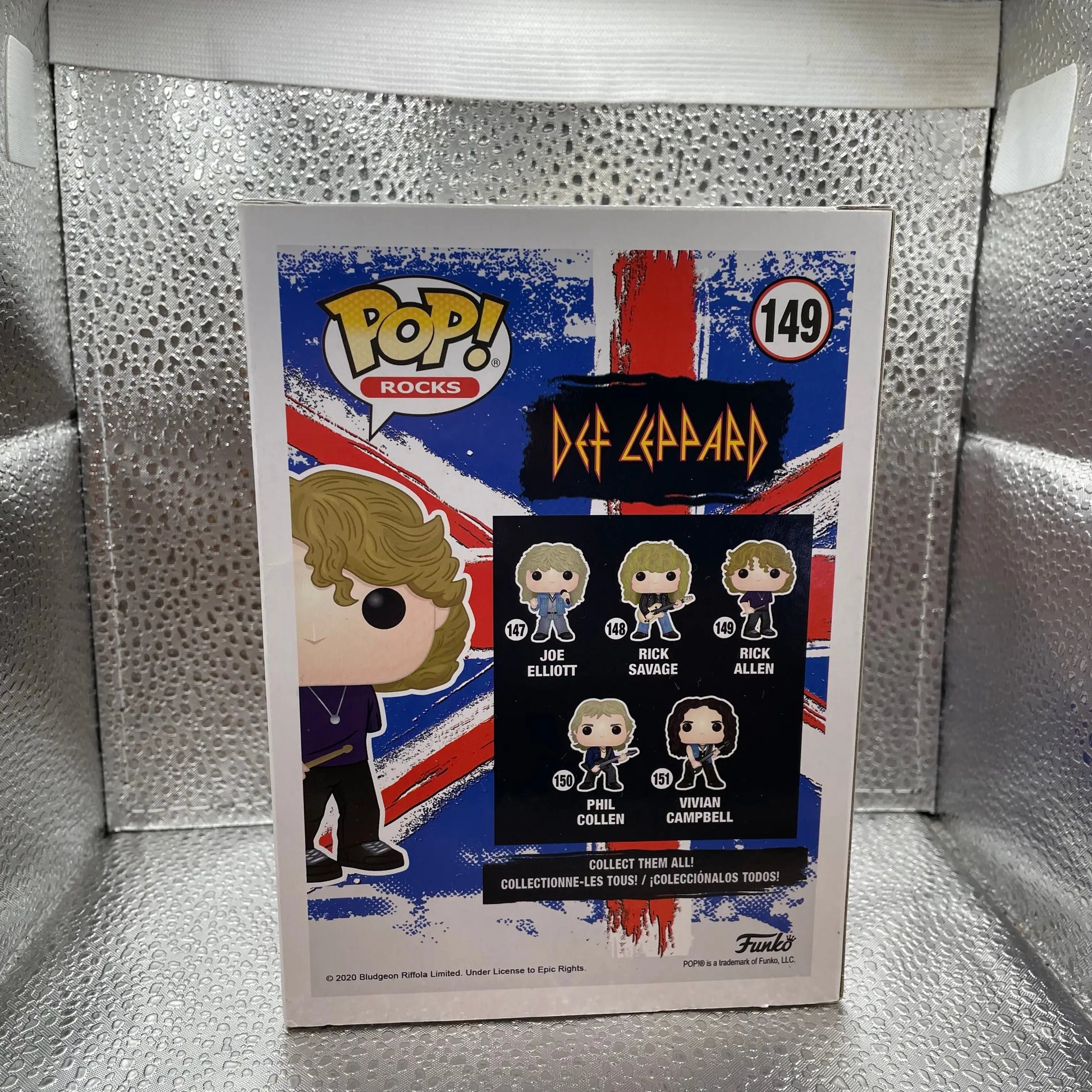 Funko Pop! Vinyl: Rick Allen #149 Def Leppard Drummer FRENLY BRICKS - Open 7 Days