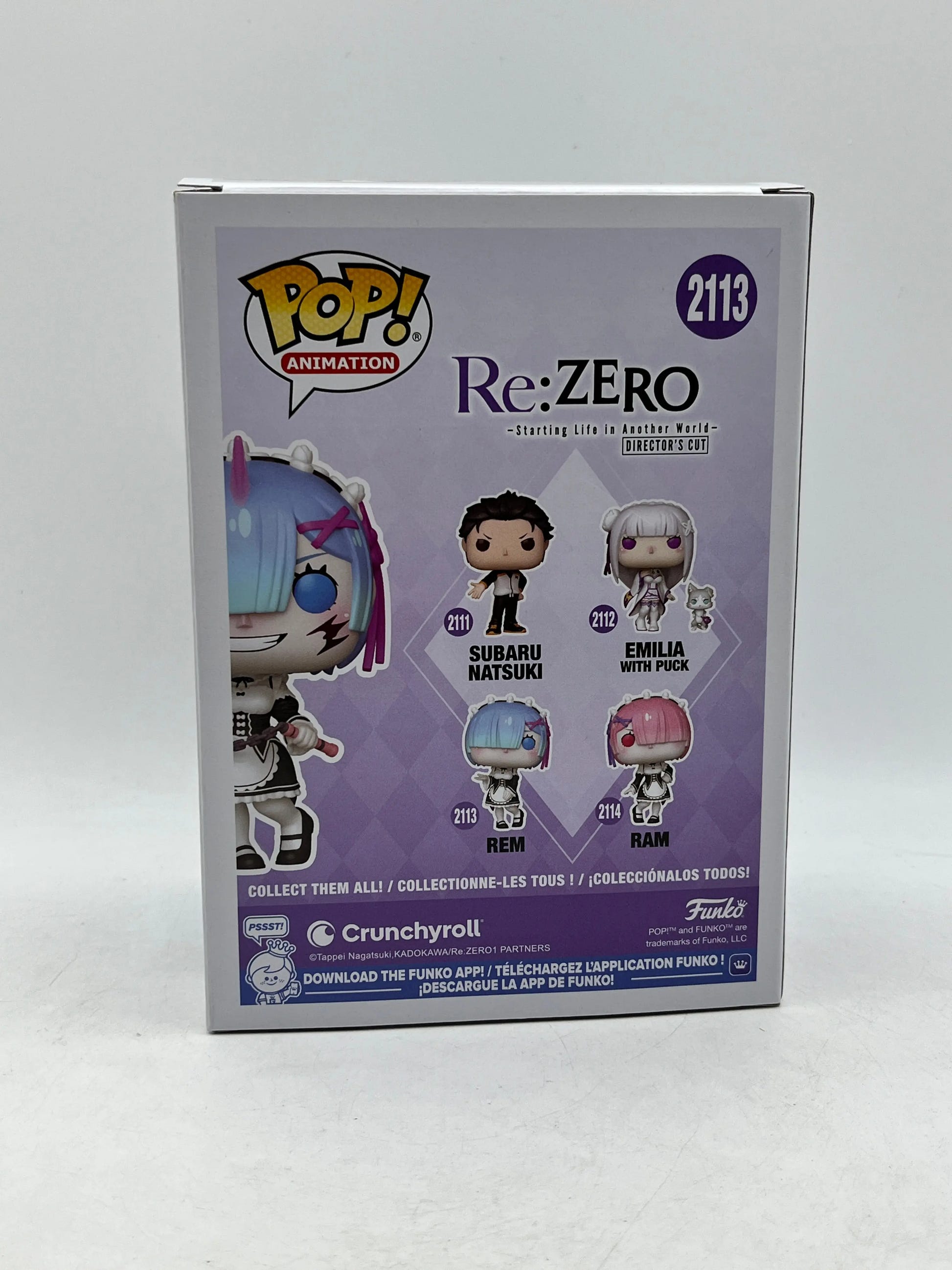 Funko POP! Animation RE: Zero - REM #2113 - Limited Edition Chase FRENLY BRICKS - Open 7 Days image 3
