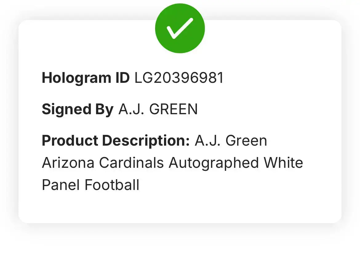 Hit Parade 2024 Series 1 Signature 82/100 A.J Green Arizona Cardinals FRENLY BRICKS - Open 7 Days