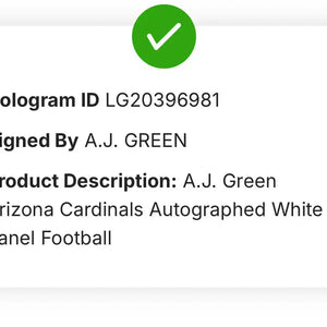 Hit Parade 2024 Series 1 Signature 82/100 A.J Green Arizona Cardinals FRENLY BRICKS - Open 7 Days