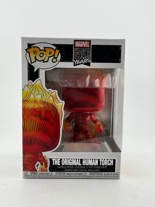 Funko POP! Marvel 80 Years - The Original Human Torch #501 - Vinyl Collectable FRENLY BRICKS - Open 7 Days