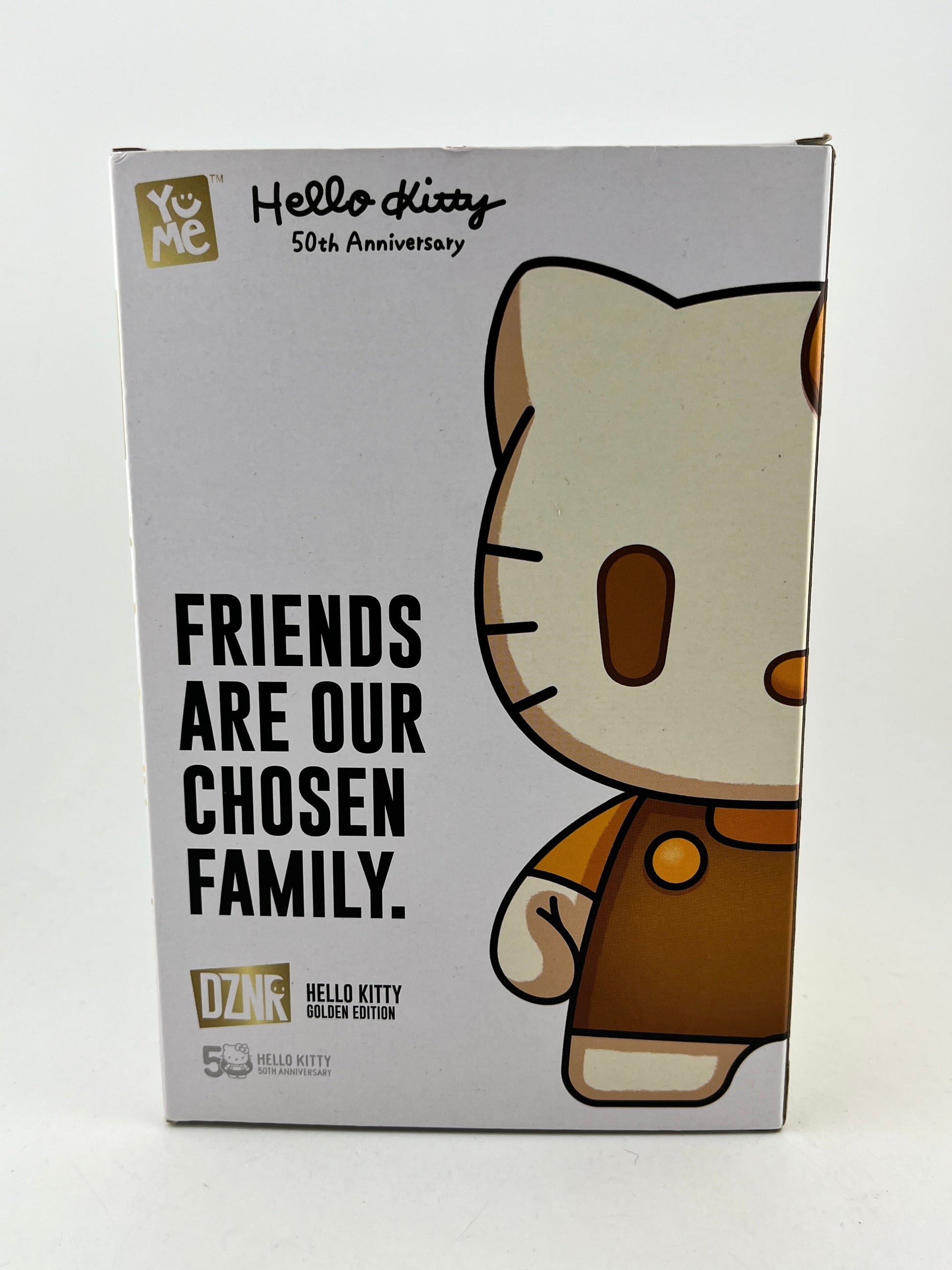 Hello Kitty DZNR Golden Edition Collectible -  New 50th Anniversary FRENLY BRICKS - Open 7 Days
