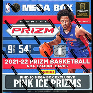 2021/22 Panini Prizm Basketball Mega Box (Pink Ice Prizms) FRENLY BRICKS - Open 7 Days