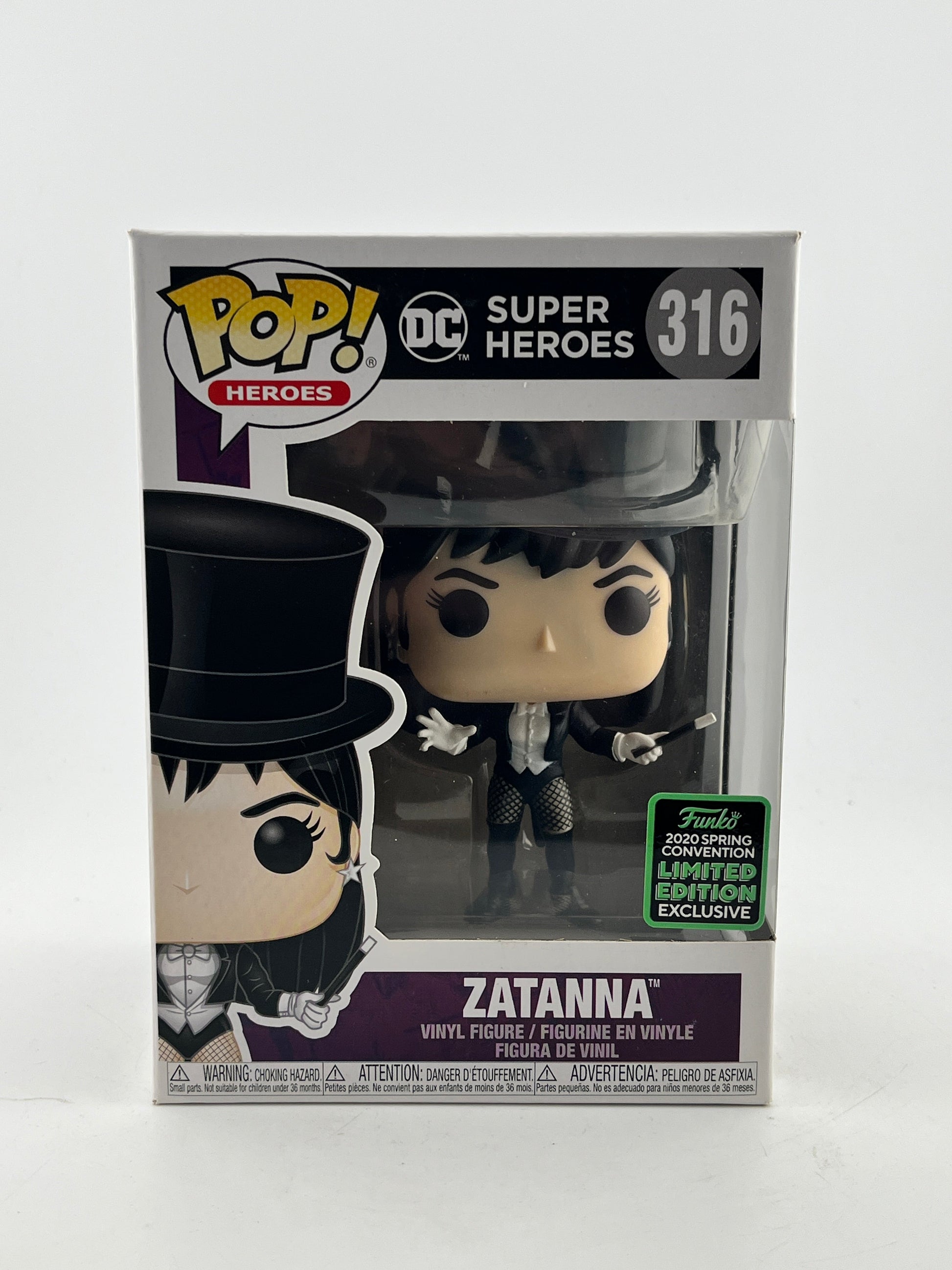 Funko POP! Heroes Dc Super Heroes - Zatanna #316 - 2020 Spring Limited Edition FRENLY BRICKS - Open 7 Days
