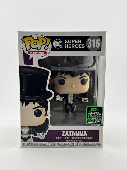 Funko POP! Heroes Dc Super Heroes - Zatanna #316 - 2020 Spring Limited Edition FRENLY BRICKS - Open 7 Days