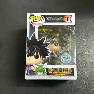 FUNKO POP VINYL JUJUTSU KAISEN MEGUMI FUSHIGURO WITH TOADS #1119 FRENLY BRICKS - Open 7 Days