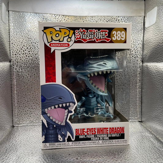 Yu-Gi-Oh #389 Blue Eyes White Dragon Funko Pop! FRENLY BRICKS - Open 7 Days