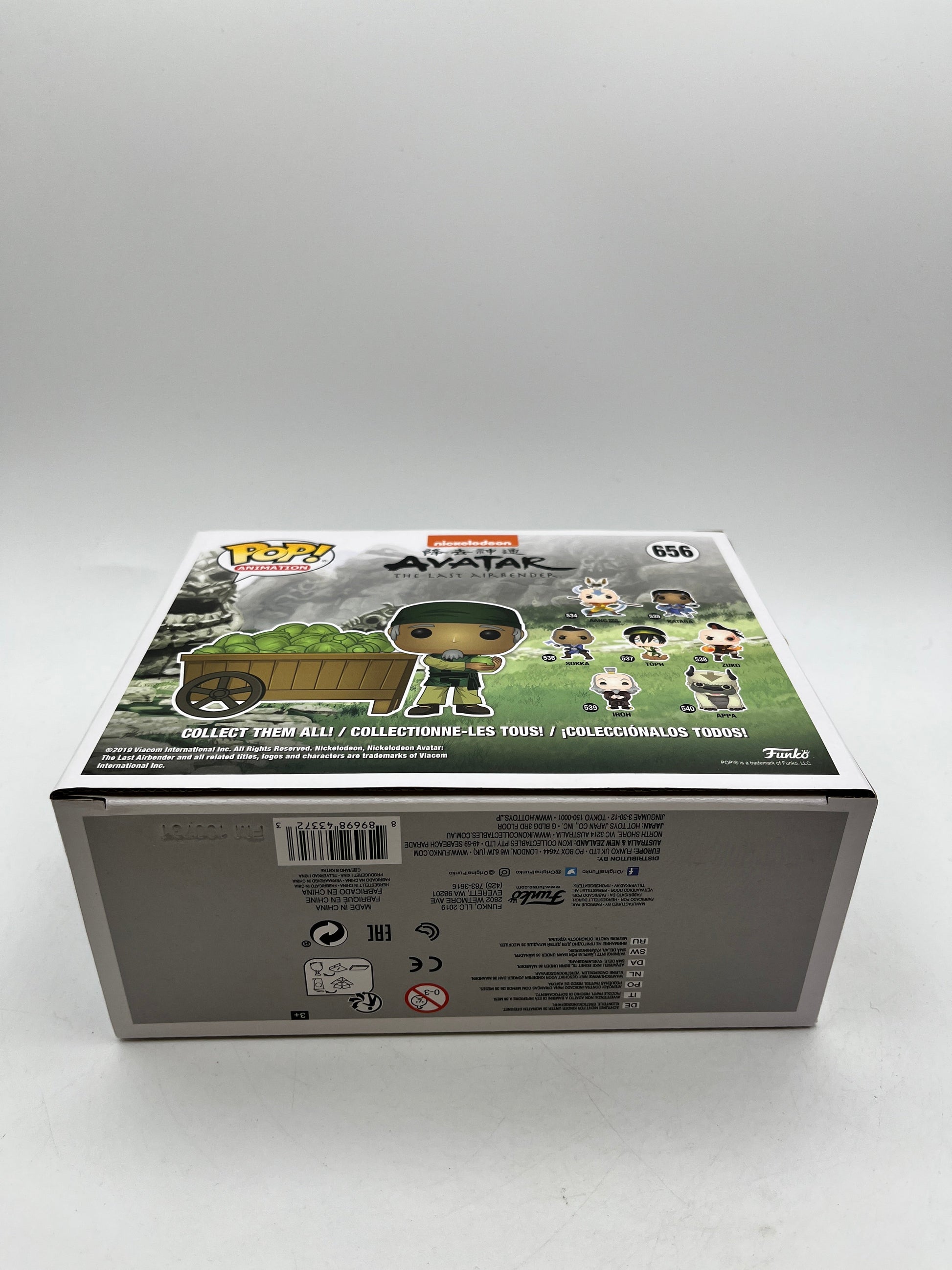 Funko POP! Animation Avatar The Last Air Bender - Cabbage Man & Cart #656 - Vinyl Collectable FRENLY BRICKS - Open 7 Days