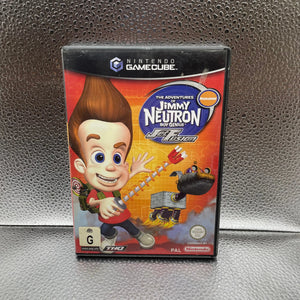 The Adventures of Jimmy Neutron Boy Genius Jet Fusion Nintendo GameCube Game FRENLY BRICKS - Open 7 Days