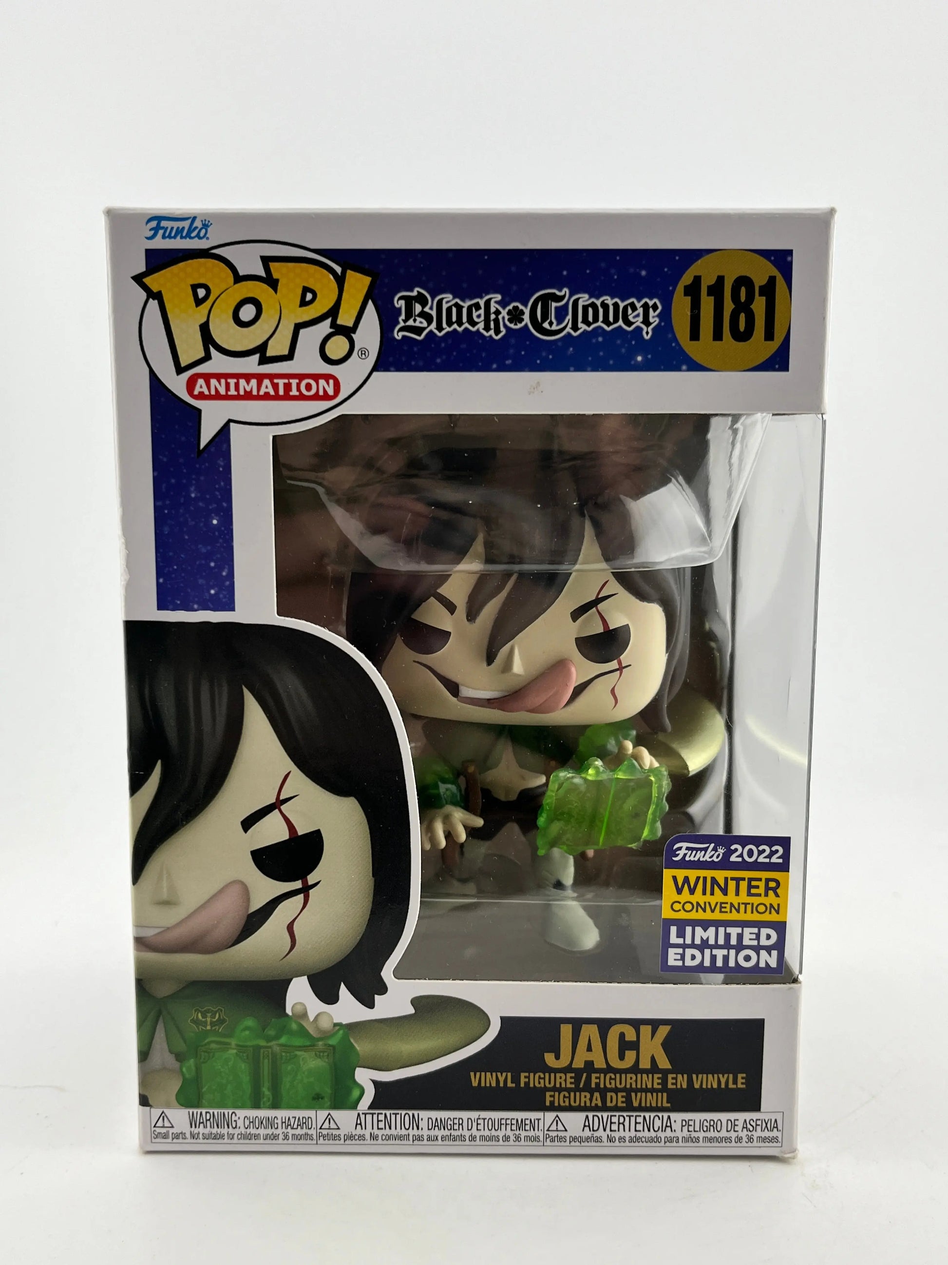 Funko POP! Animation Black Clover - Jack #1181 - 2022 Winter Limited Edition FRENLY BRICKS - Open 7 Days