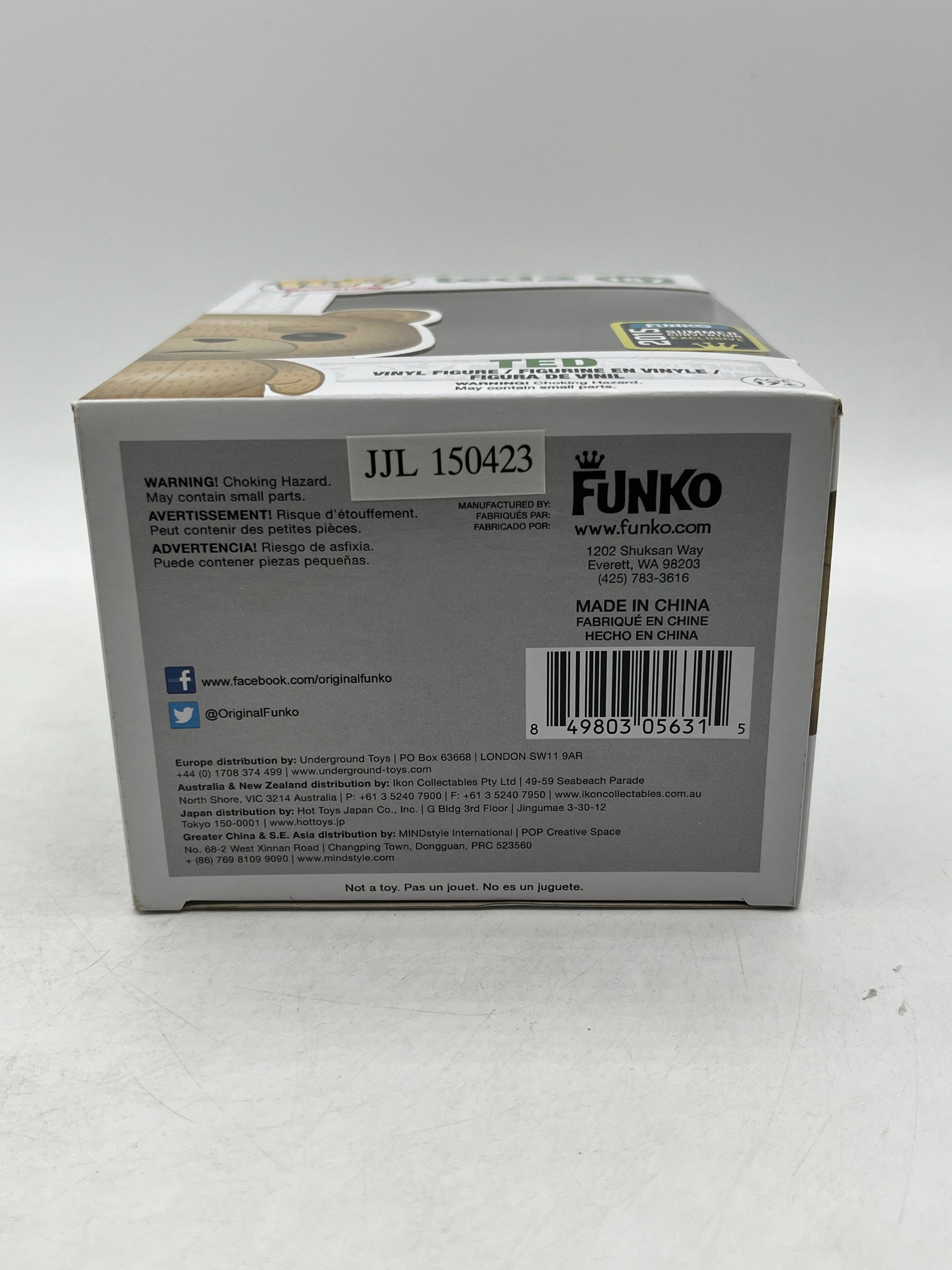 Funko POP! Movies Ted2 - Ted #187 - 2015 Convention Exclusive FRENLY BRICKS - Open 7 Days