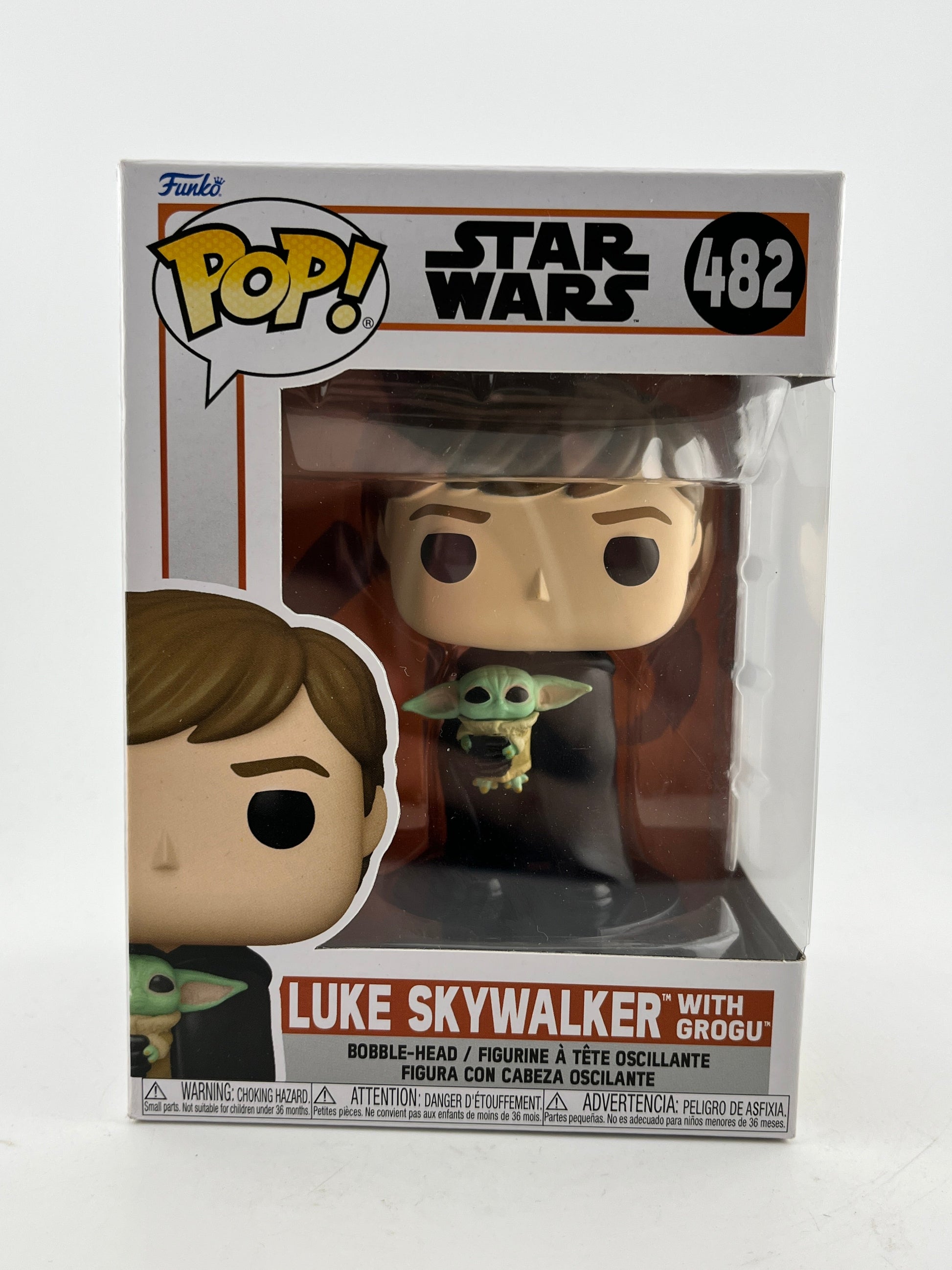 Funko POP! Star Wars - Luke Skywalker With Grogu #482 - Vinyl Collectable FRENLY BRICKS - Open 7 Days
