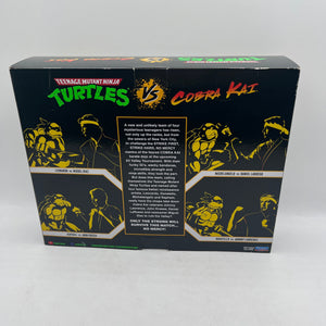 Playmates Toys TMNT vs Cobra Kai Michelangelo vs Daniel Larusso Figure 2 Pack FRENLY BRICKS - Open 7 Days