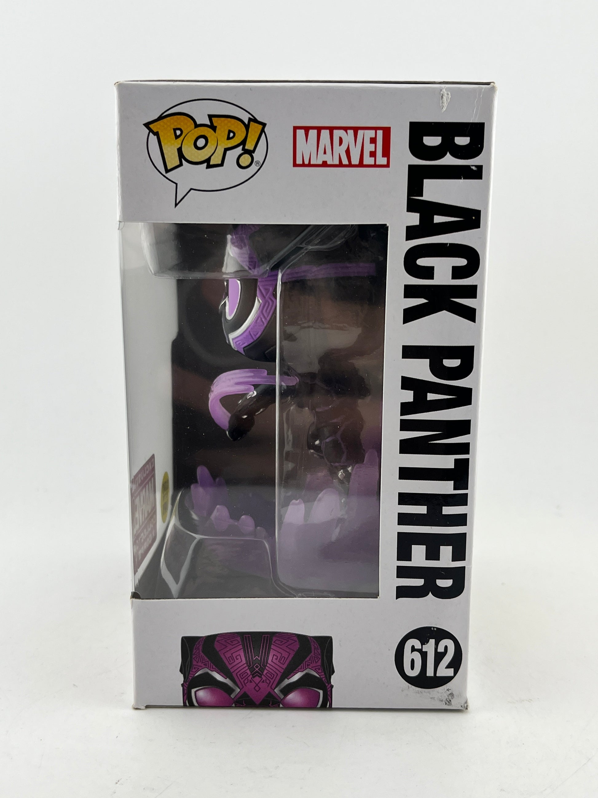 Funko POP! Marvel Black Panther - #612 Black Panther - Exclusive Glow FRENLY BRICKS - Open 7 Days