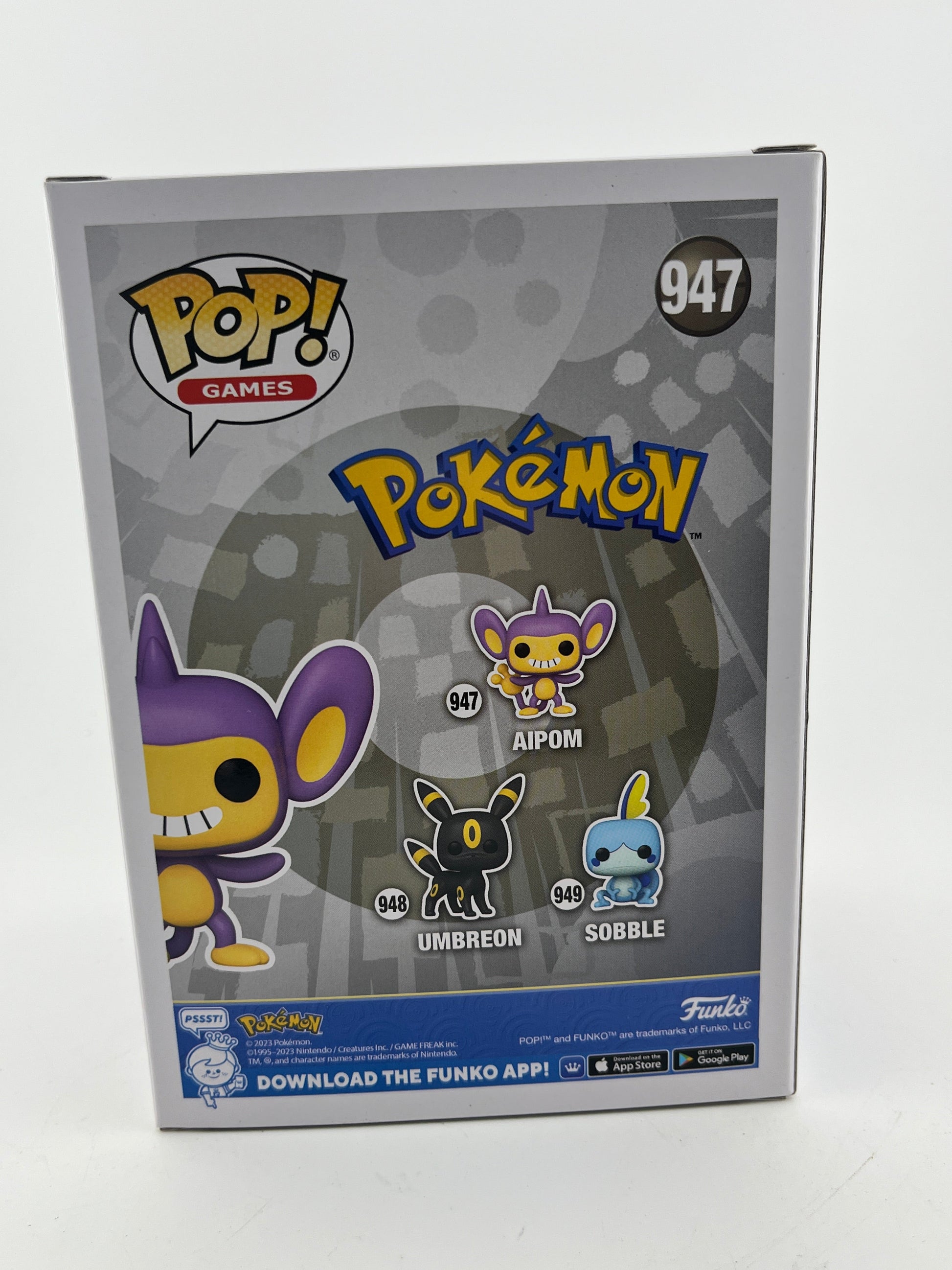 Funko POP! Games Pokémon - Aipom #947 - Vinyl Collectable FRENLY BRICKS - Open 7 Days