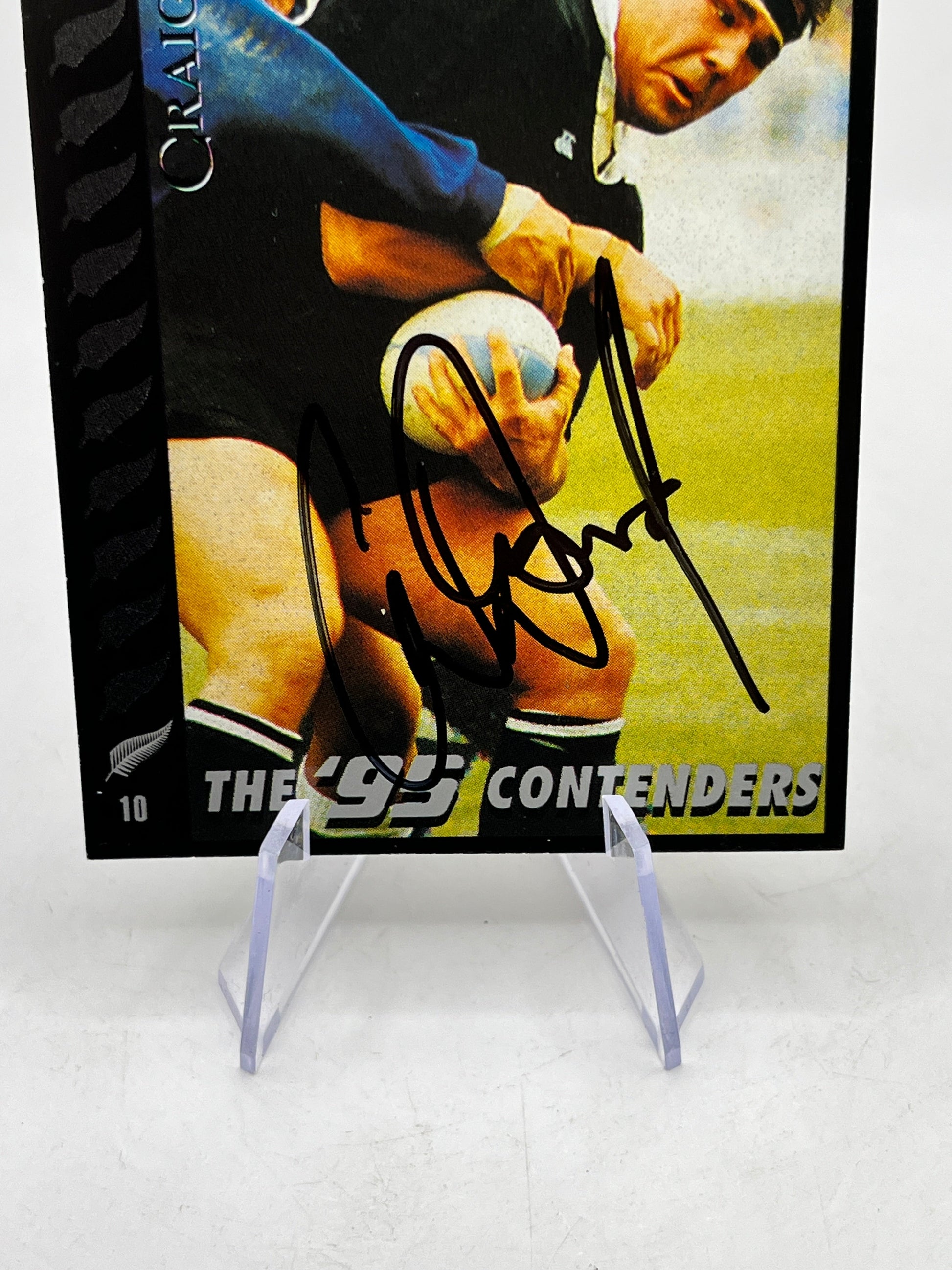 Craig Dowd Auto - 1995 Dynamic Marketing Rugby Union Card NZ All Blacks #10 FRENLY BRICKS - Open 7 Days