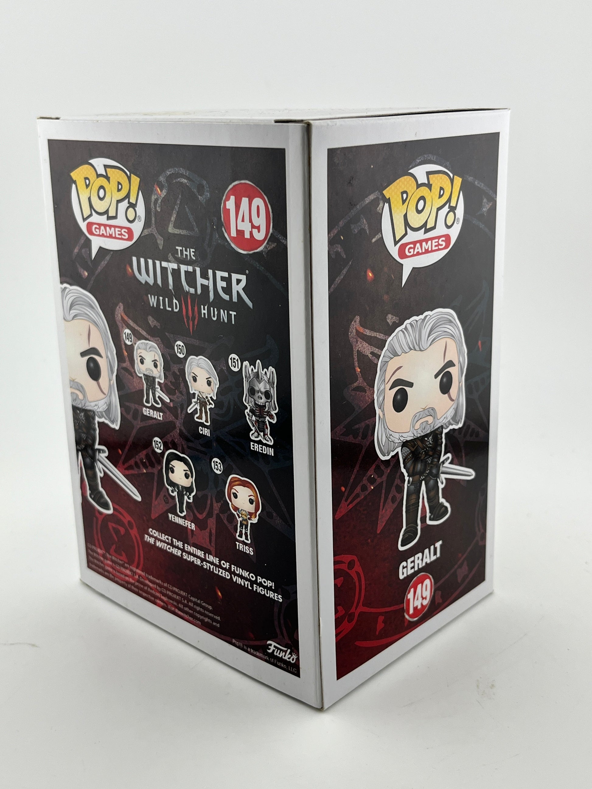 Funko POP! Games The Witcher - Geralt #149 - Vinyl Collectable FRENLY BRICKS - Open 7 Days