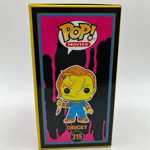 Funko POP! Movies Bride Of Chucky - Chucky #315 - Special Black Light Edition FRENLY BRICKS - Open 7 Days