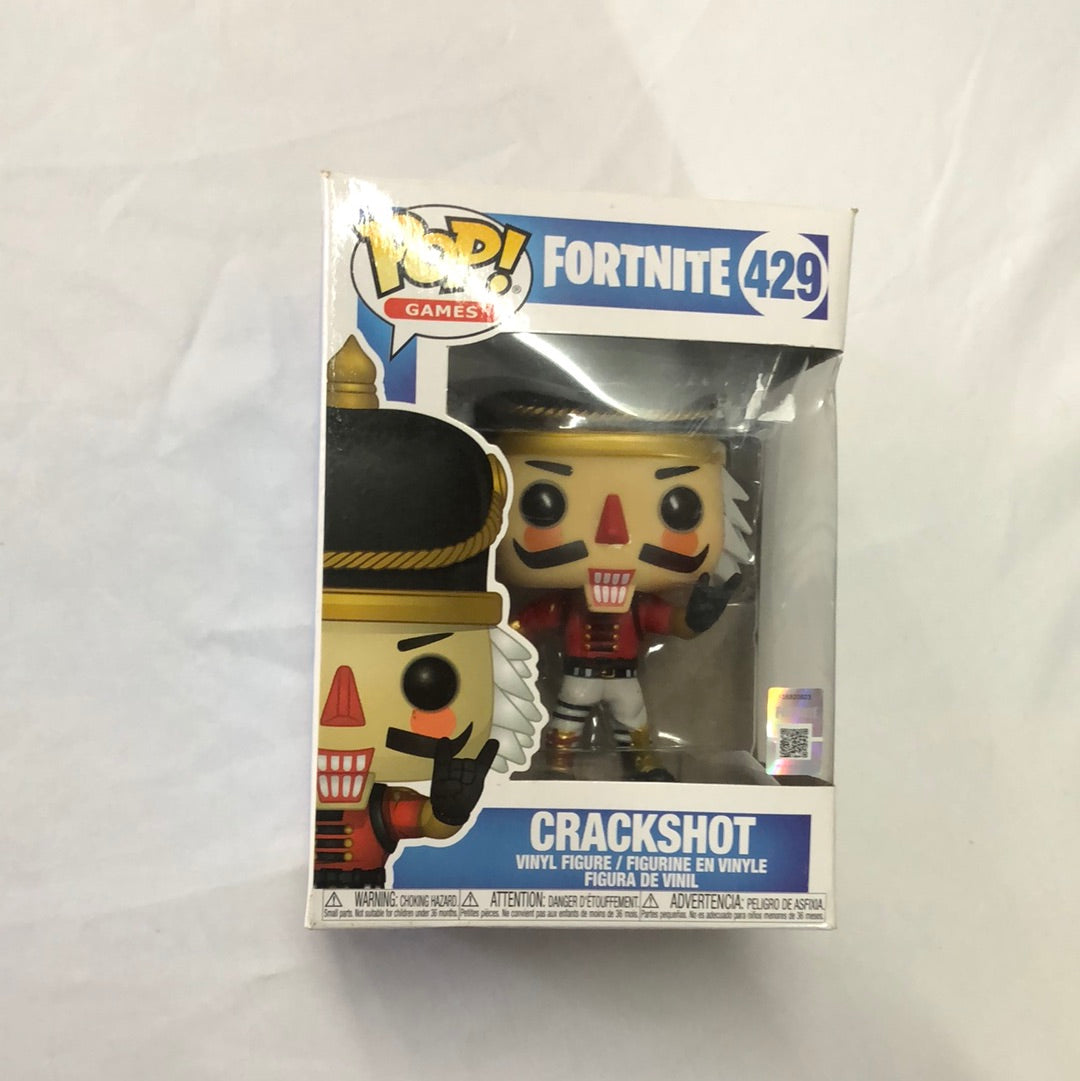 Funko Pop! Vinyl: Fortnite - Crackshot - #429 Damaged Box FRENLY BRICKS - Open 7 Days