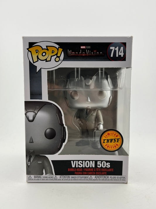 Funko POP! Marvel Wandavision - Vision 50s #714 - Chase Limited Edition FRENLY BRICKS - Open 7 Days