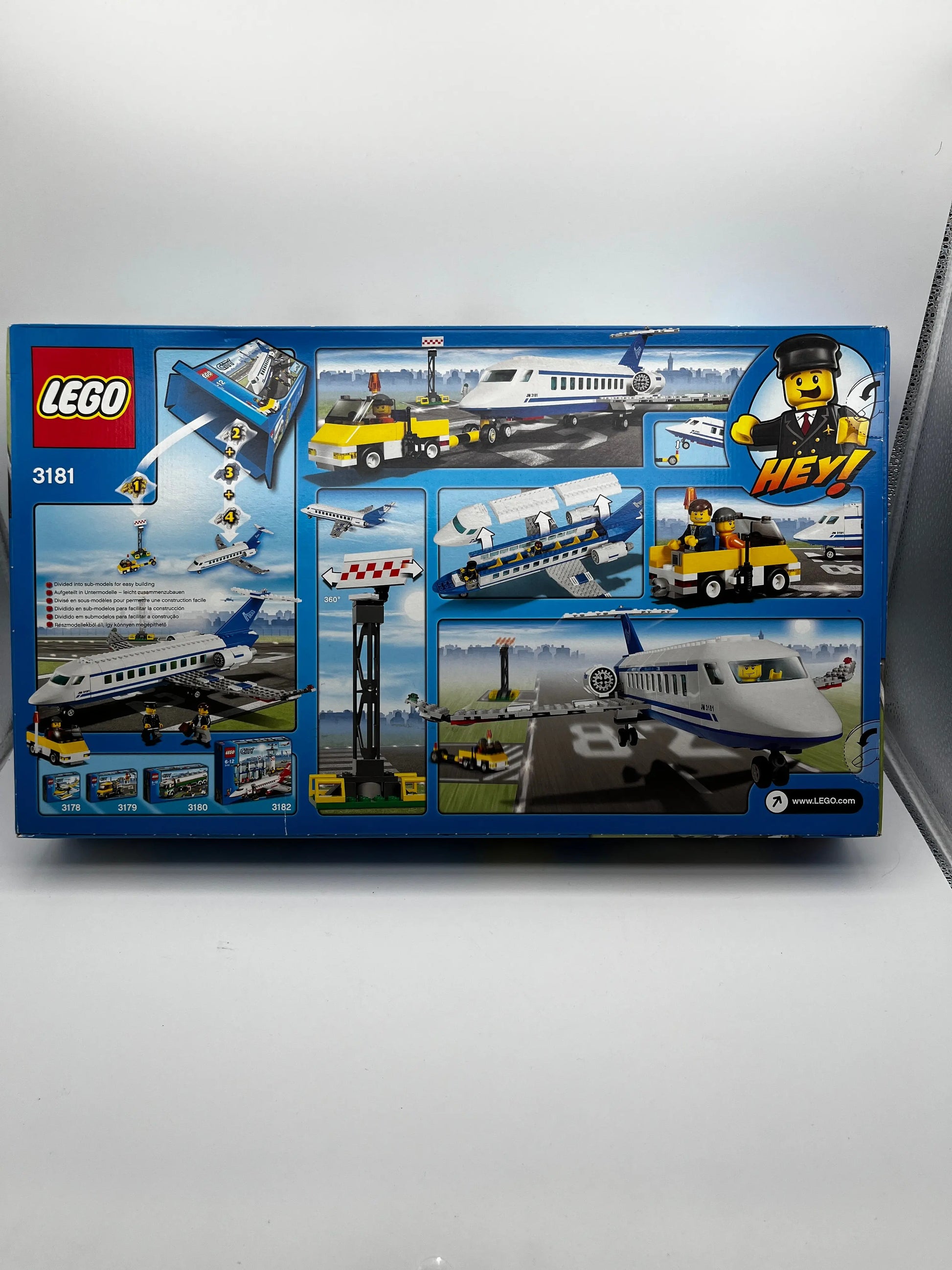 Lego City Passenger Plane 3181 FRENLY BRICKS - Open 7 Days
