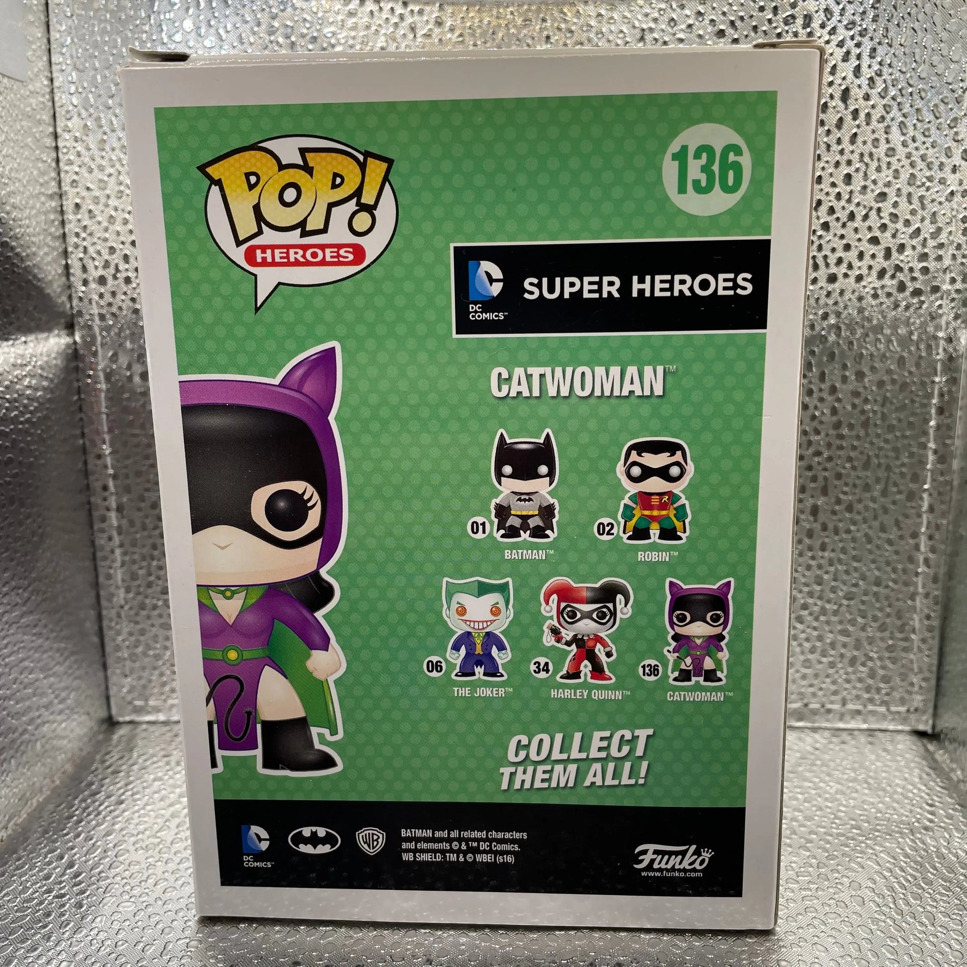 Funko Pop Vinyl Catwoman Exclusive Legion Of Collectors #136 FRENLY BRICKS - Open 7 Days