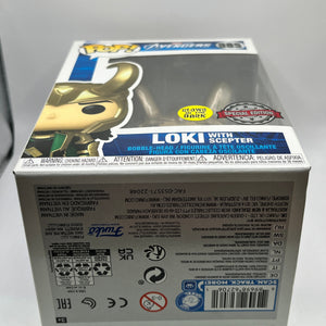 Funko POP! Marvel Avengers - Loki With Scepter #985 - Glow Special Edition FRENLY BRICKS - Open 7 Days