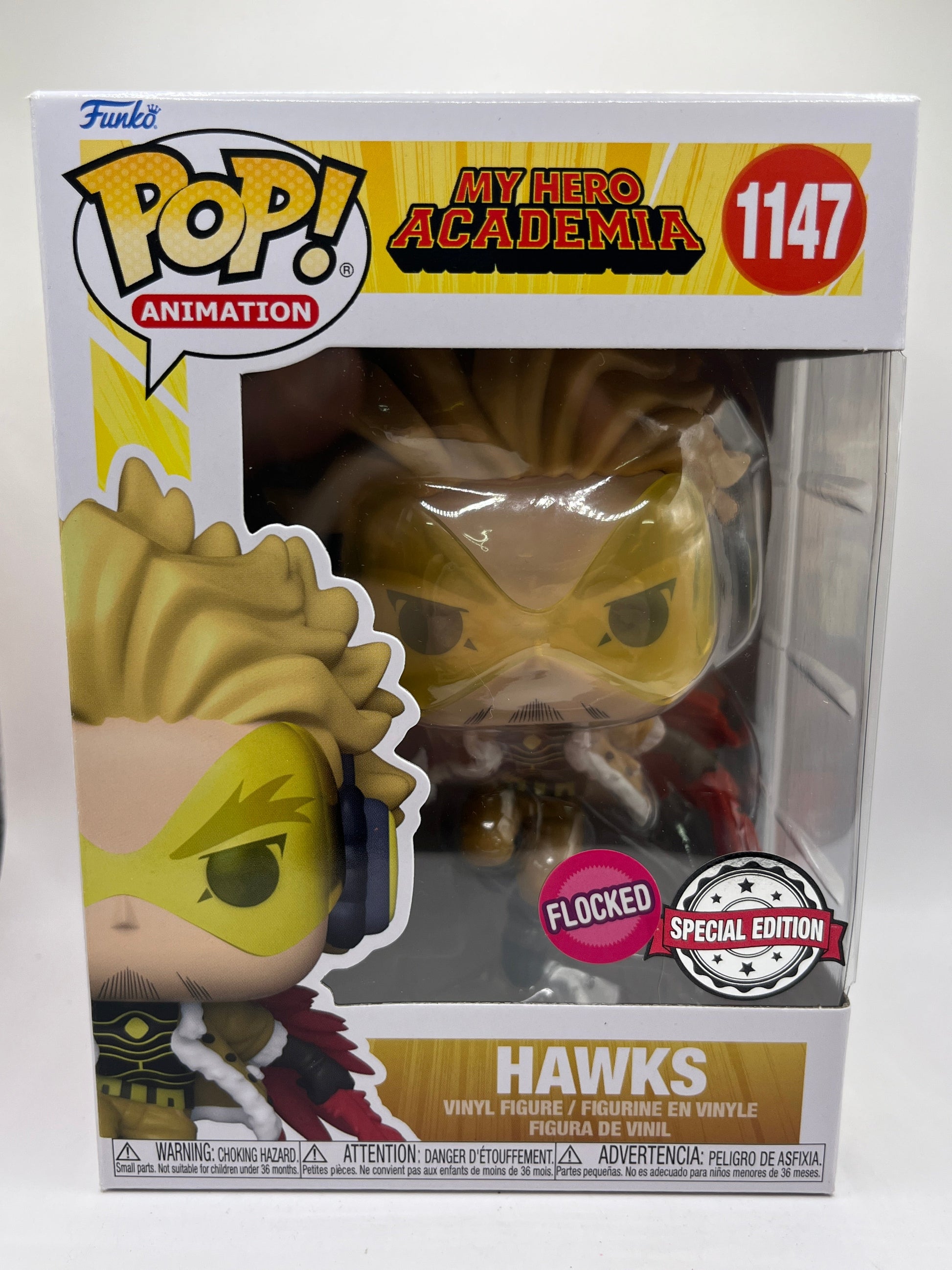 Funko Pop! My Hero Academia - Hawks (Flocked) Special Edition +combinedshipping FRENLY BRICKS - Open 7 Days