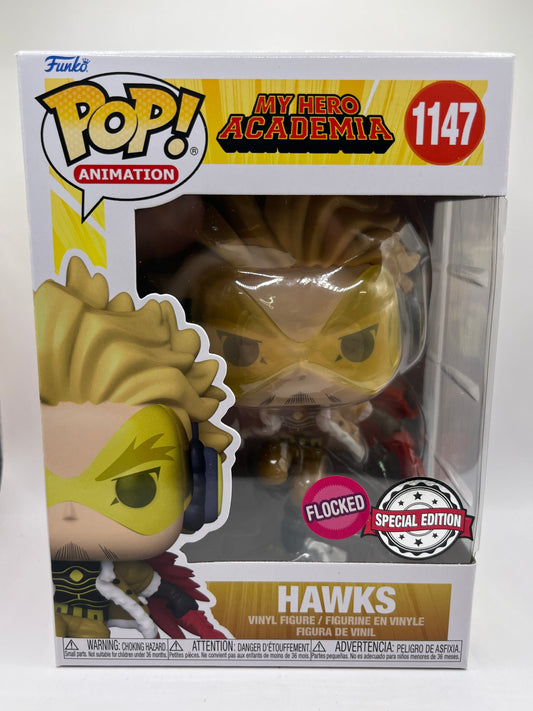 Funko Pop! My Hero Academia - Hawks (Flocked) Special Edition +combinedshipping FRENLY BRICKS - Open 7 Days