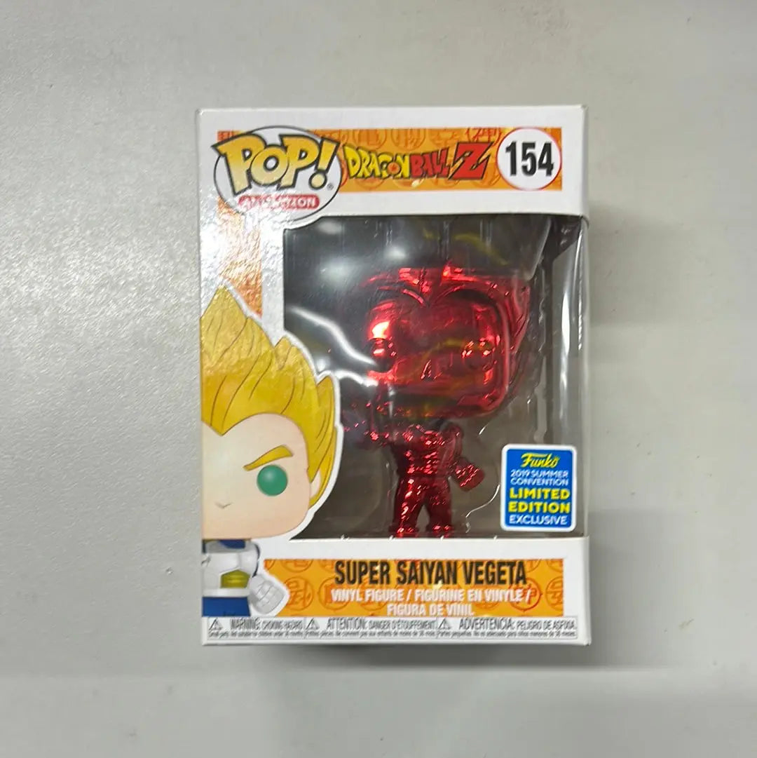 Pop Vinyl Dragon Ball Z #154 Super Saiyan Vegeta FRENLY BRICKS - Open 7 Days