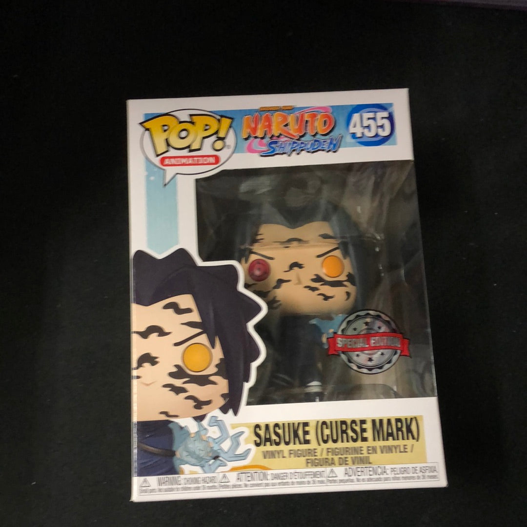 Funko Pop! Animation: Naruto Shippuden - Sasuke (Curse Mark) #455 Vinyl Figure FRENLY BRICKS - Open 7 Days
