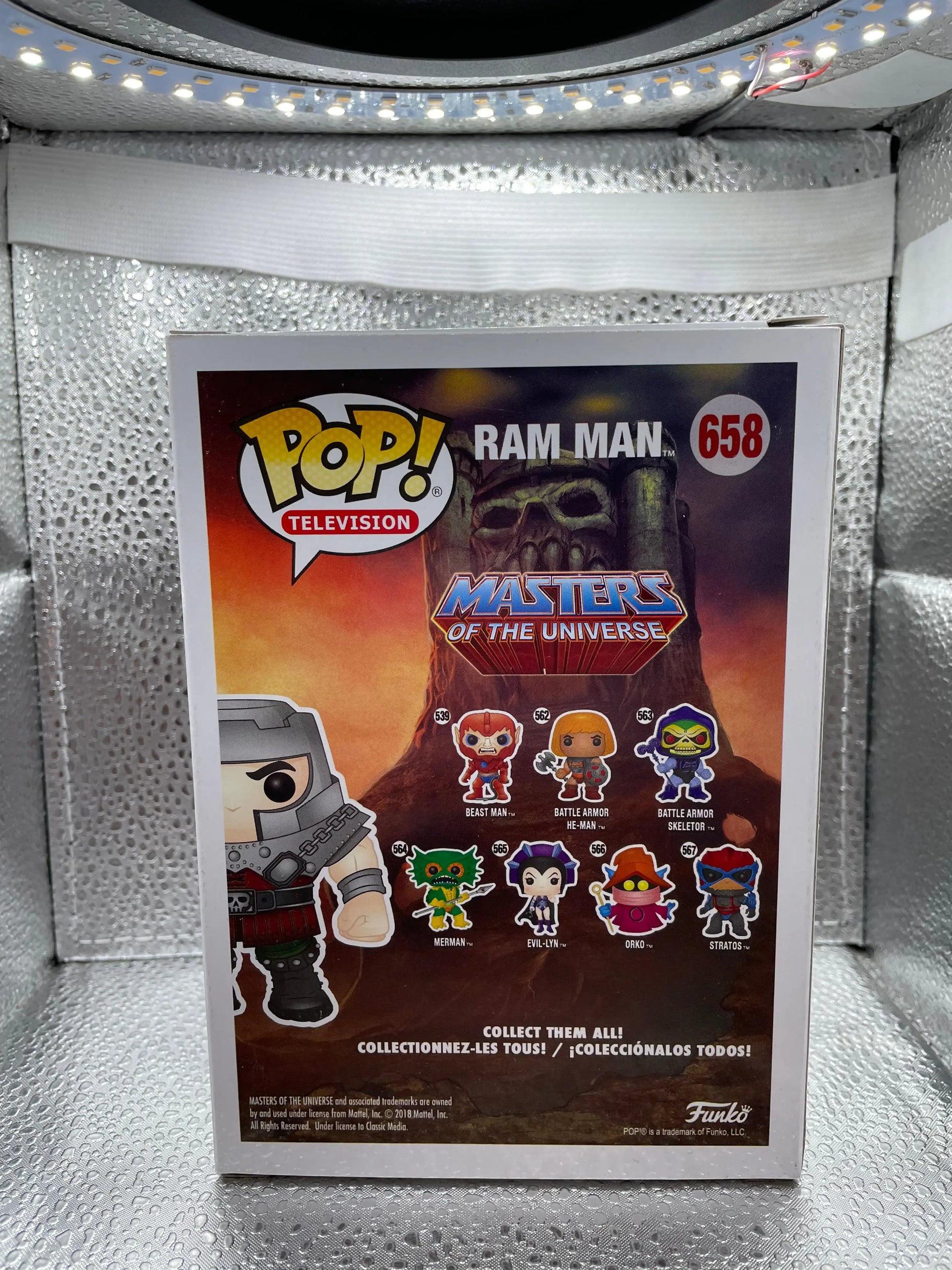 Ram Man Funko Pop Vinyl #658 Masters of the Universe Pop 2018 Summer Convention FRENLY BRICKS - Open 7 Days