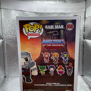 Ram Man Funko Pop Vinyl #658 Masters of the Universe Pop 2018 Summer Convention FRENLY BRICKS - Open 7 Days