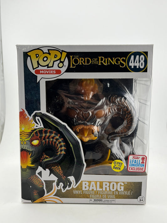 Funko POP! Movies Lord Of The Rings - Balrog #448 - 2017 Convention Exclusive FRENLY BRICKS - Open 7 Days