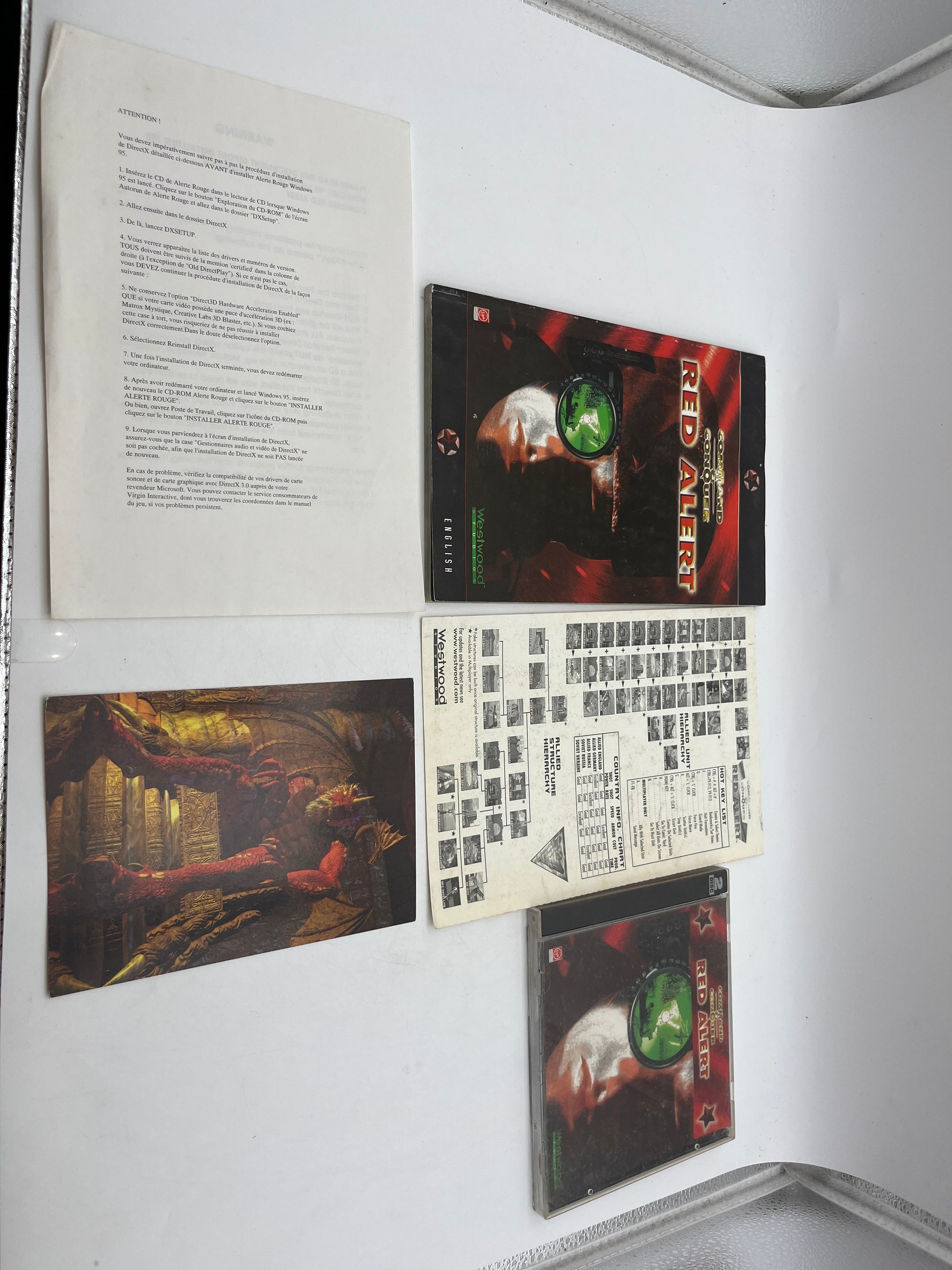 C&C Red Alert PC CD-Rom Big Box Classic Game Westwood Studios 1996 +combinedship FRENLY BRICKS - Open 7 Days