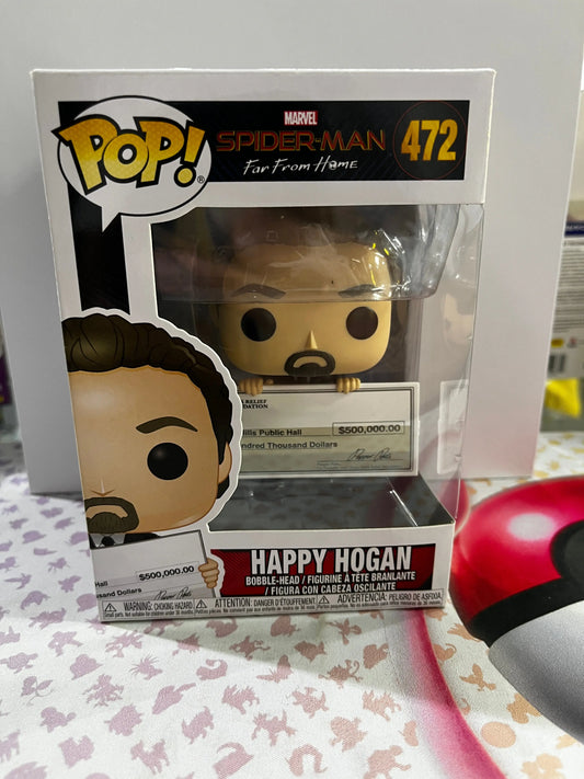 Funko Pop Vinyl Marvel Spider-Man far from home Happy Hogan #472 FRENLY BRICKS - Open 7 Days