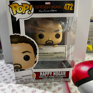 Funko Pop Vinyl Marvel Spider-Man far from home Happy Hogan #472 FRENLY BRICKS - Open 7 Days