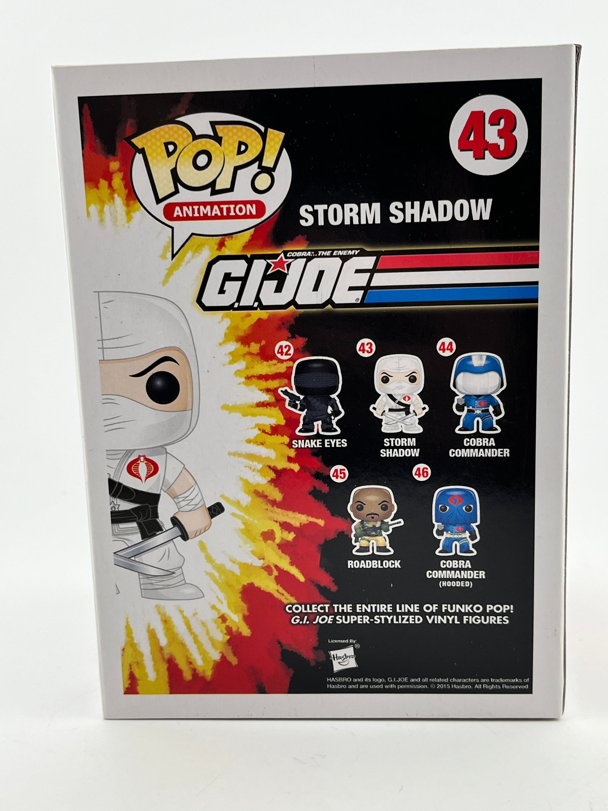 Funko POP! Animation G.I.Joe - Storm Shadow #43 - Vinyl Collectable FRENLY BRICKS - Open 7 Days