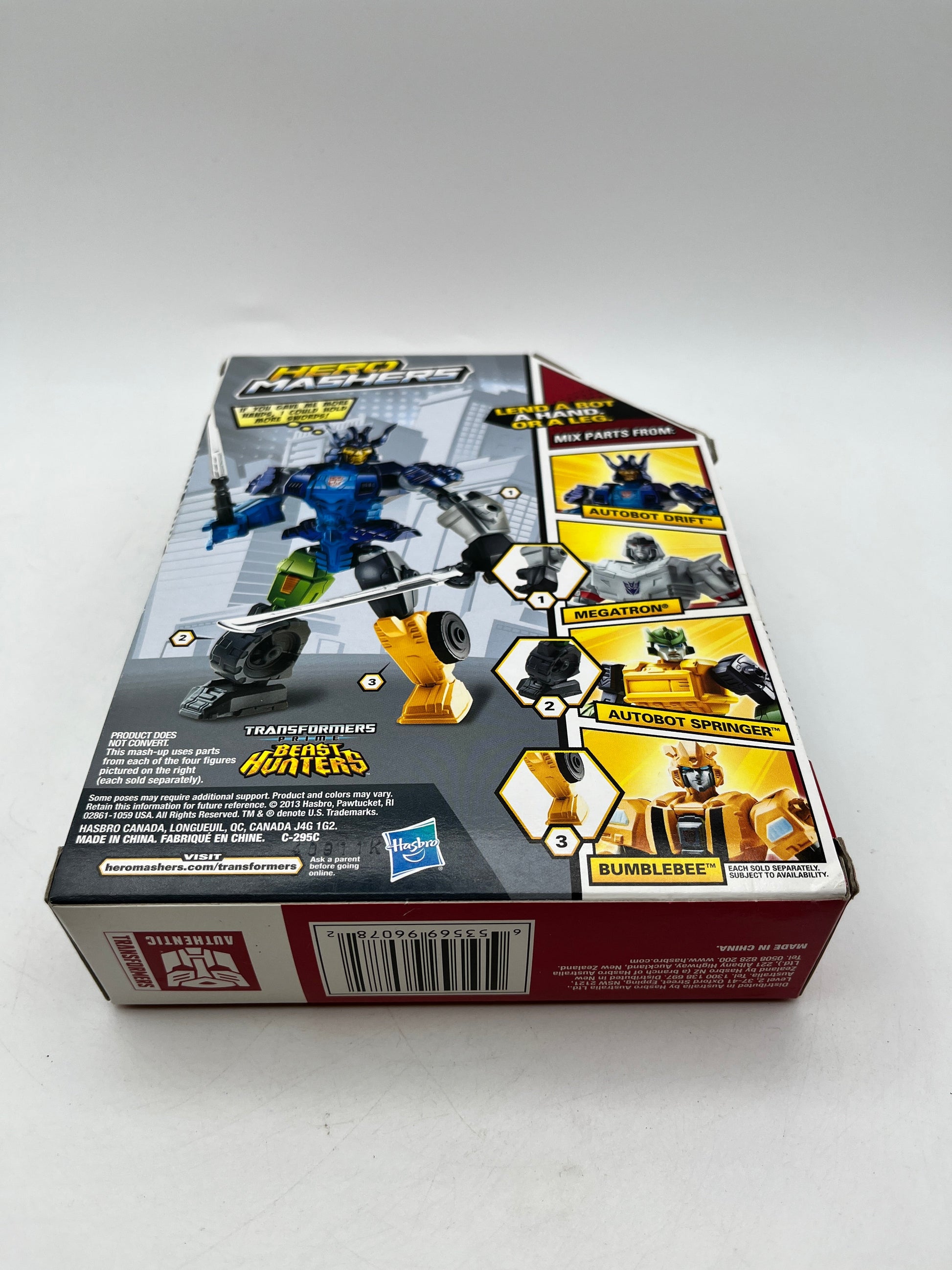 Hasbro Transformers - Hero Mashers - AutoBot Drift - Factory Sealed FRENLY BRICKS - Open 7 Days