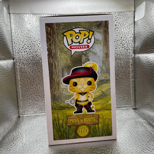 Funko Vinyl Pop Movies.. Puss In Boots # 280 Shrek. Dreamworks FRENLY BRICKS - Open 7 Days