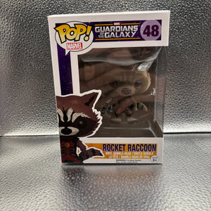 FUNKO Pop Vinyl Rocket Raccoon #48 FRENLY BRICKS - Open 7 Days