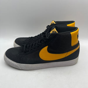 Nike Mens SB Zoom Blazer Mid 'Black University Gold' 864349 009 Size US11 FRENLY BRICKS - Open 7 Days
